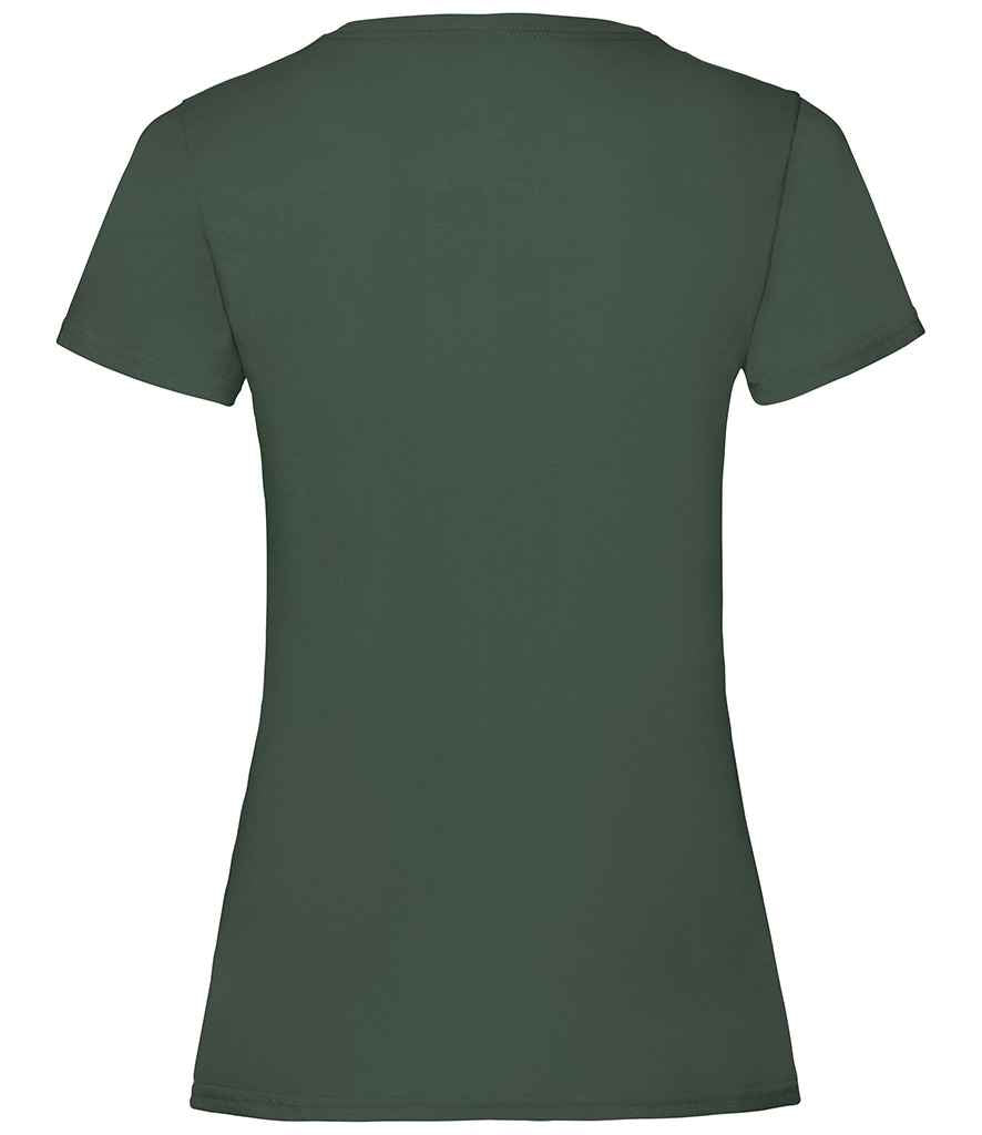 Fruit of the Loom Lady Fit Value T-Shirt - Bottle Green (SS77)