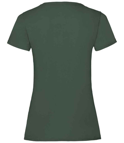 Fruit of the Loom Lady Fit Value T-Shirt - Bottle Green (SS77)