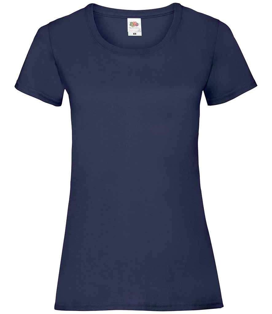 Fruit of the Loom Lady Fit Value T-Shirt - Deep Navy (SS77)