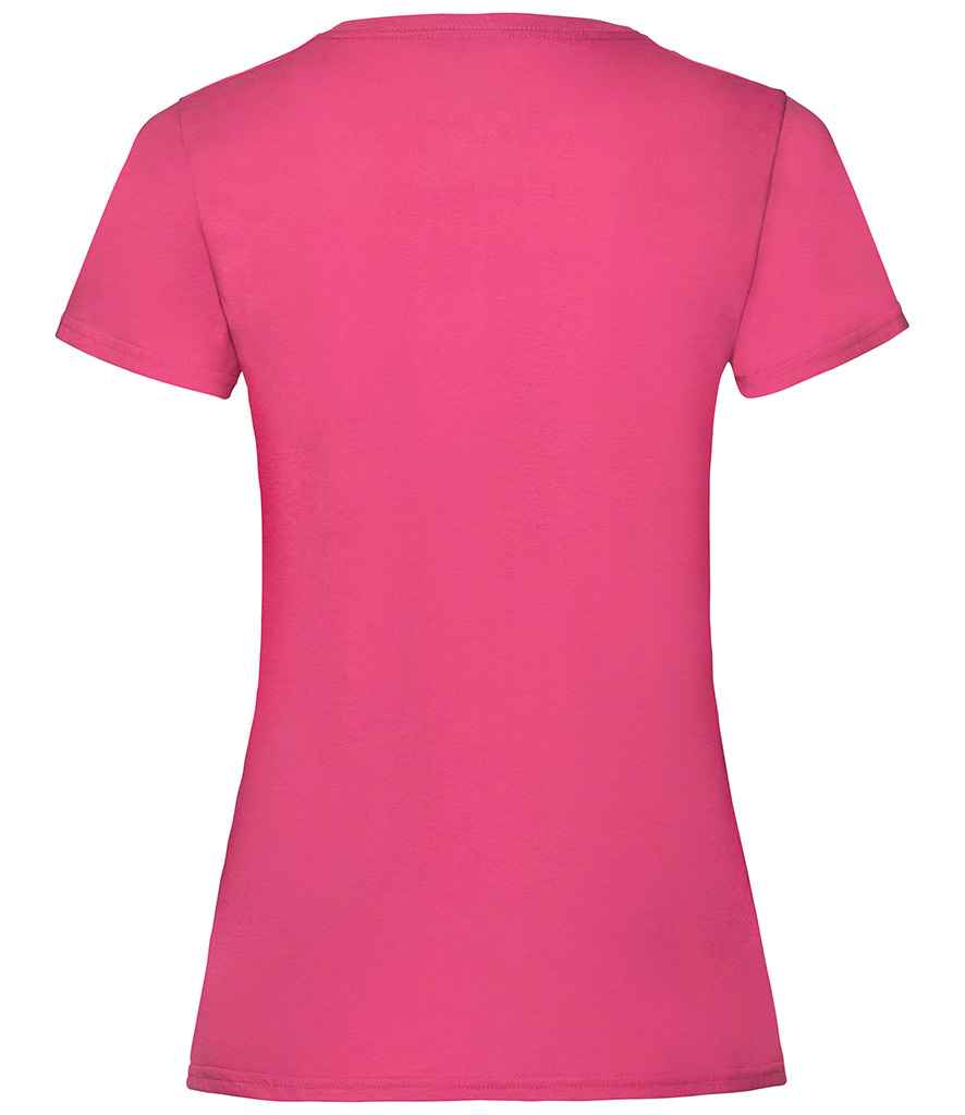 Fruit of the Loom Lady Fit Value T-Shirt - Fuchsia (SS77)
