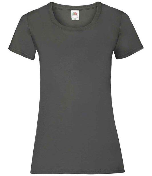 Fruit of the Loom Lady Fit Value T-Shirt - Light Graphite (SS77)