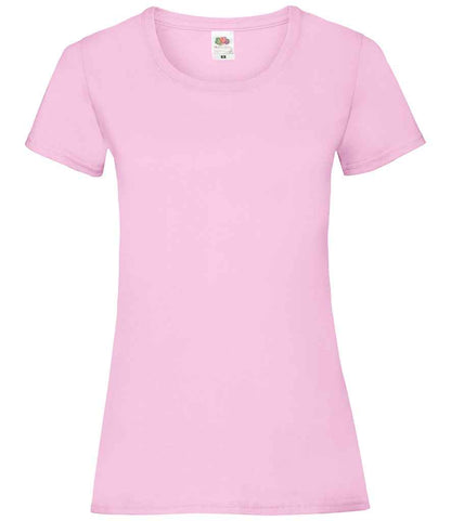 Fruit of the Loom Lady Fit Value T-Shirt - Light Pink (SS77)