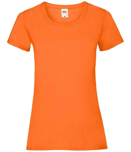 Fruit of the Loom Lady Fit Value T-Shirt - Orange (SS77)