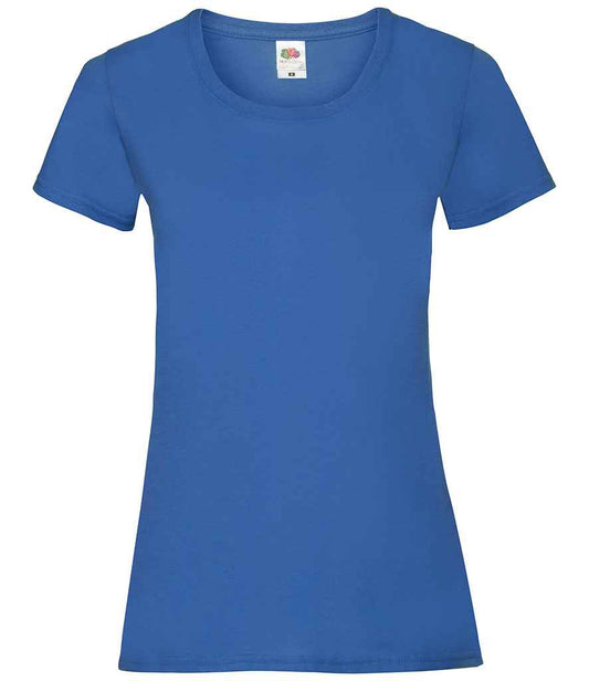 Fruit of the Loom Lady Fit Value T-Shirt - Royal Blue (SS77)