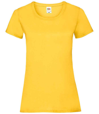 Fruit of the Loom Lady Fit Value T-Shirt - Sunflower (SS77)