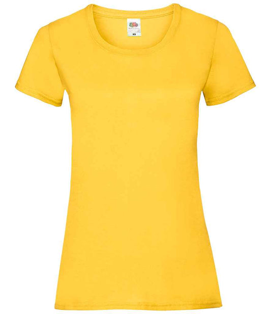 Fruit of the Loom Lady Fit Value T-Shirt - Sunflower (SS77)