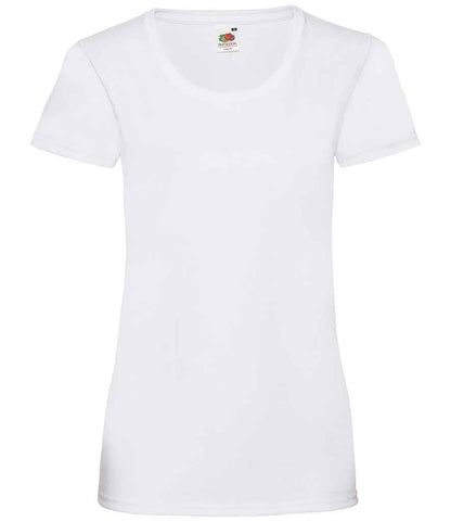 Fruit of the Loom Lady Fit Value T-Shirt - White (SS77)