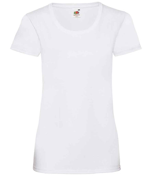 Fruit of the Loom Lady Fit Value T-Shirt - White (SS77)