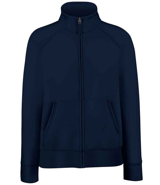 Fruit of the Loom Premium Lady Fit Sweat Jacket - Deep Navy (SS79)