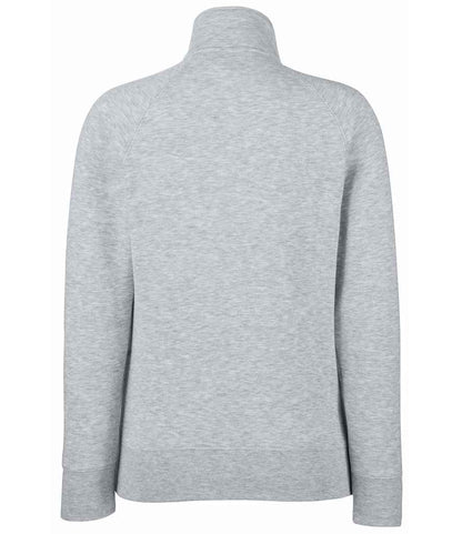 Fruit of the Loom Premium Lady Fit Sweat Jacket - Heather Grey (SS79)