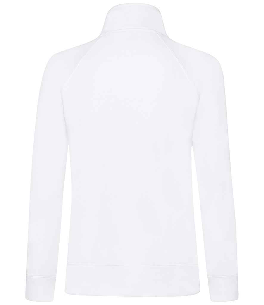 Fruit of the Loom Premium Lady Fit Sweat Jacket - White (SS79)