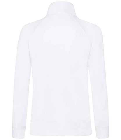 Fruit of the Loom Premium Lady Fit Sweat Jacket - White (SS79)