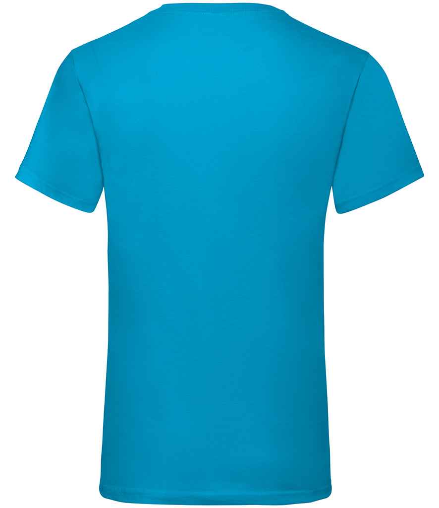 Fruit of the Loom V Neck Value T-Shirt - Azure (SS7)