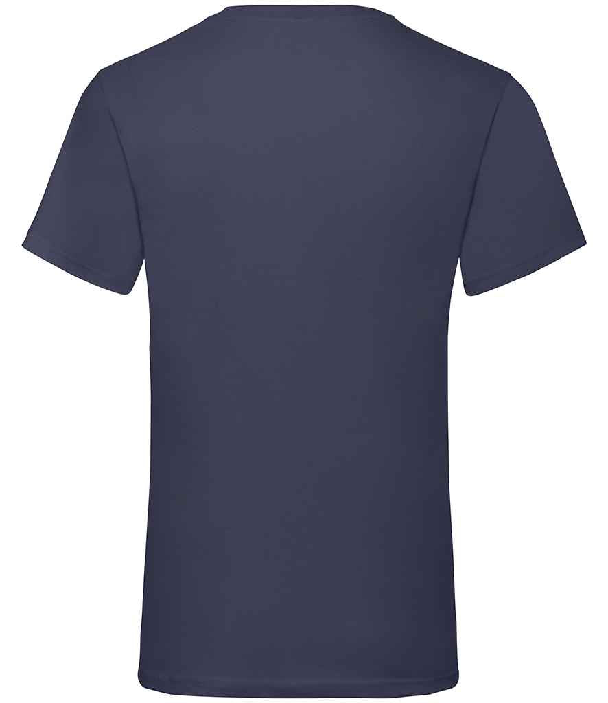 Fruit of the Loom V Neck Value T-Shirt - Deep Navy (SS7)