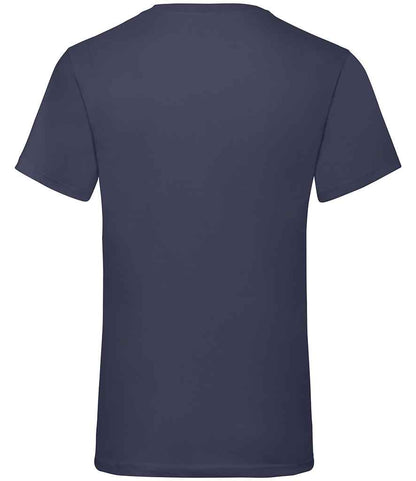 Fruit of the Loom V Neck Value T-Shirt - Deep Navy (SS7)