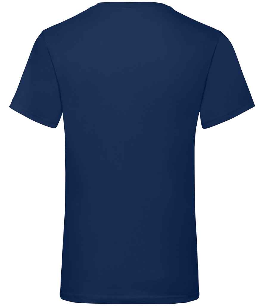 Fruit of the Loom V Neck Value T-Shirt - Navy (SS7)