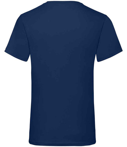 Fruit of the Loom V Neck Value T-Shirt - Navy (SS7)