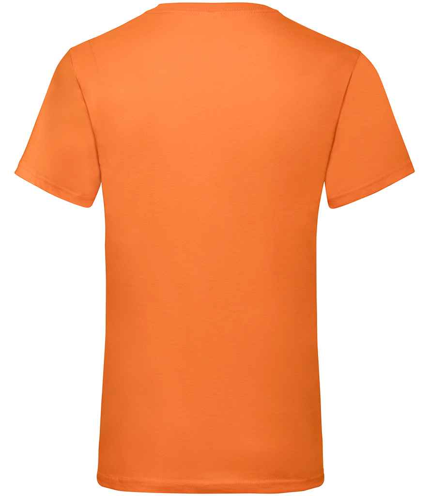 Fruit of the Loom V Neck Value T-Shirt - Orange (SS7)