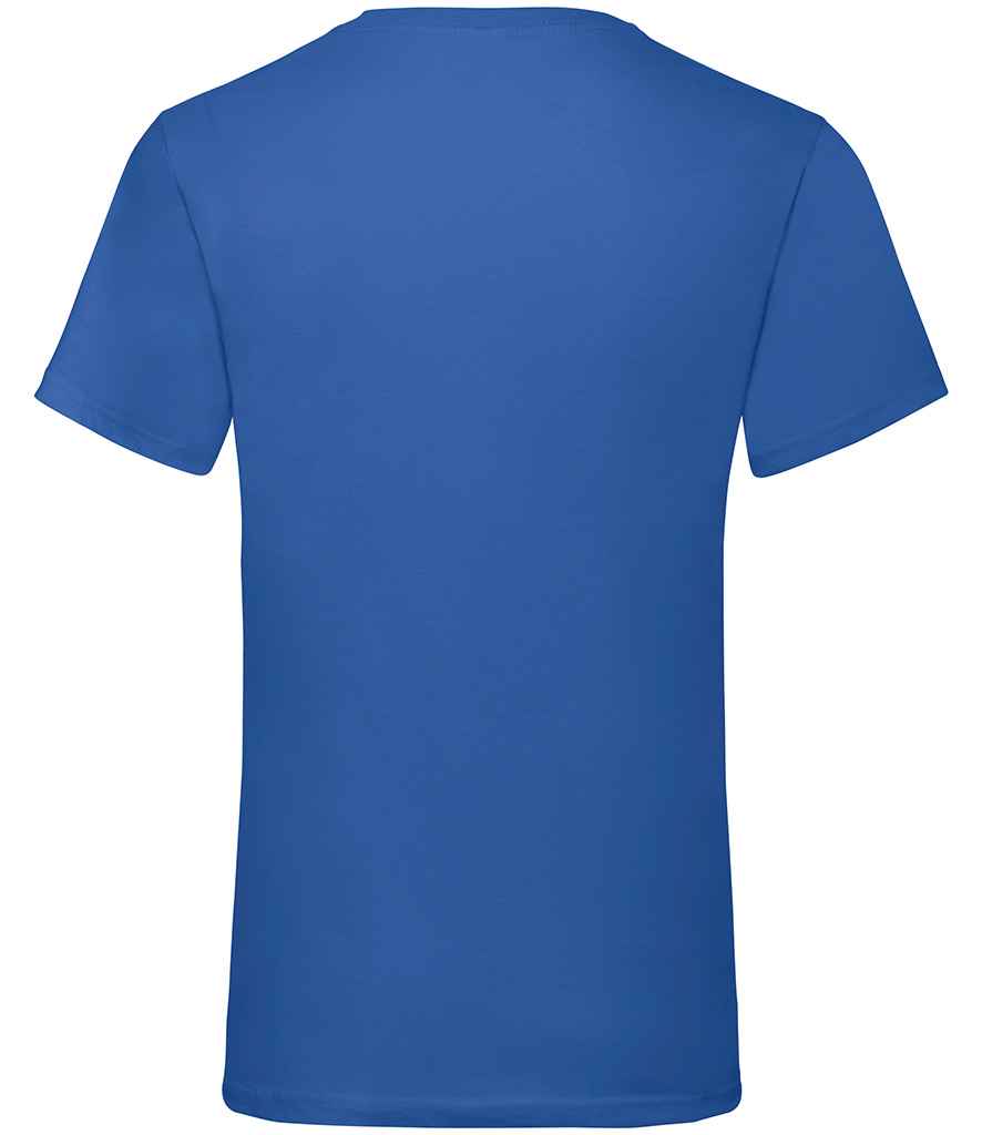 Fruit of the Loom V Neck Value T-Shirt - Royal Blue (SS7)