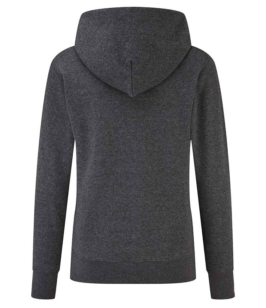 Fruit of the Loom Classic Lady Fit Hooded Sweatshirt - Dark Heather (SS801)