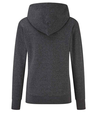 Fruit of the Loom Classic Lady Fit Hooded Sweatshirt - Dark Heather (SS801)