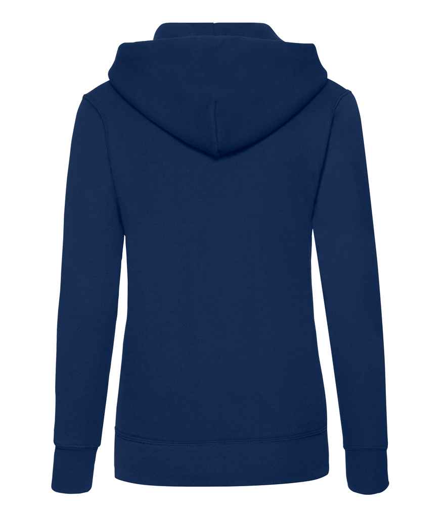 Fruit of the Loom Classic Lady Fit Hooded Sweatshirt - Navy (SS801)