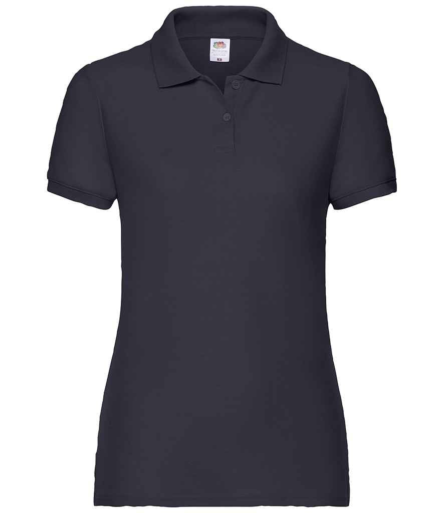 Fruit of the Loom Lady Fit Piqué Polo Shirt - Deep Navy (SS86)