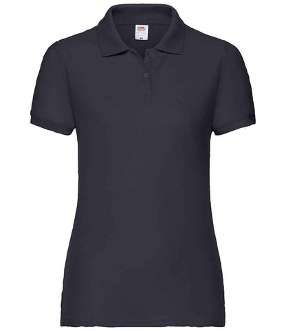 Fruit of the Loom Lady Fit Piqué Polo Shirt - Deep Navy (SS86)
