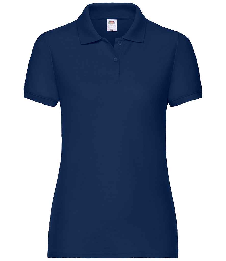 Fruit of the Loom Lady Fit Piqué Polo Shirt - Navy (SS86)