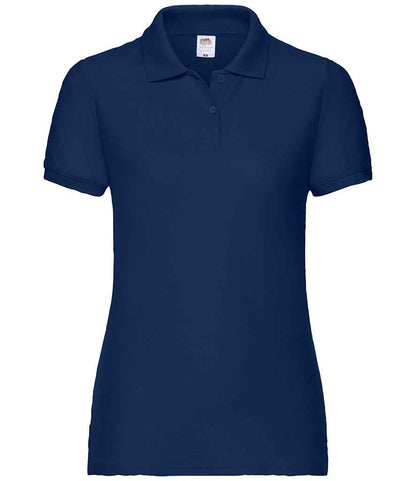 Fruit of the Loom Lady Fit Piqué Polo Shirt - Navy (SS86)