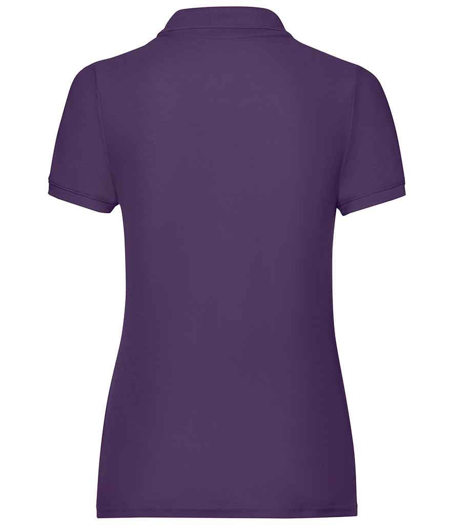 Fruit of the Loom Lady Fit Piqué Polo Shirt - Purple (SS86)