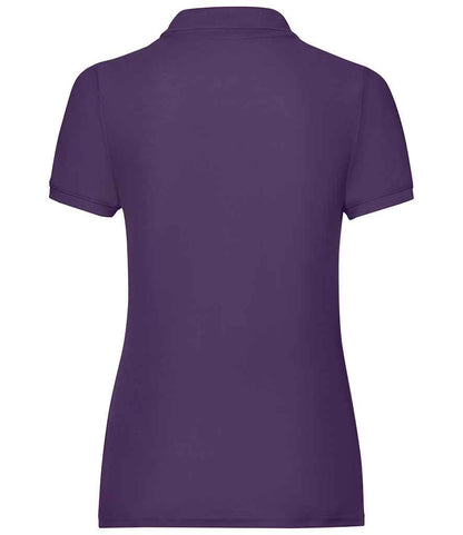 Fruit of the Loom Lady Fit Piqué Polo Shirt - Purple (SS86)