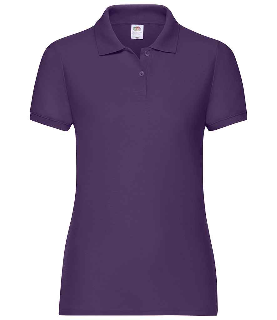 Fruit of the Loom Lady Fit Piqué Polo Shirt - Purple (SS86)
