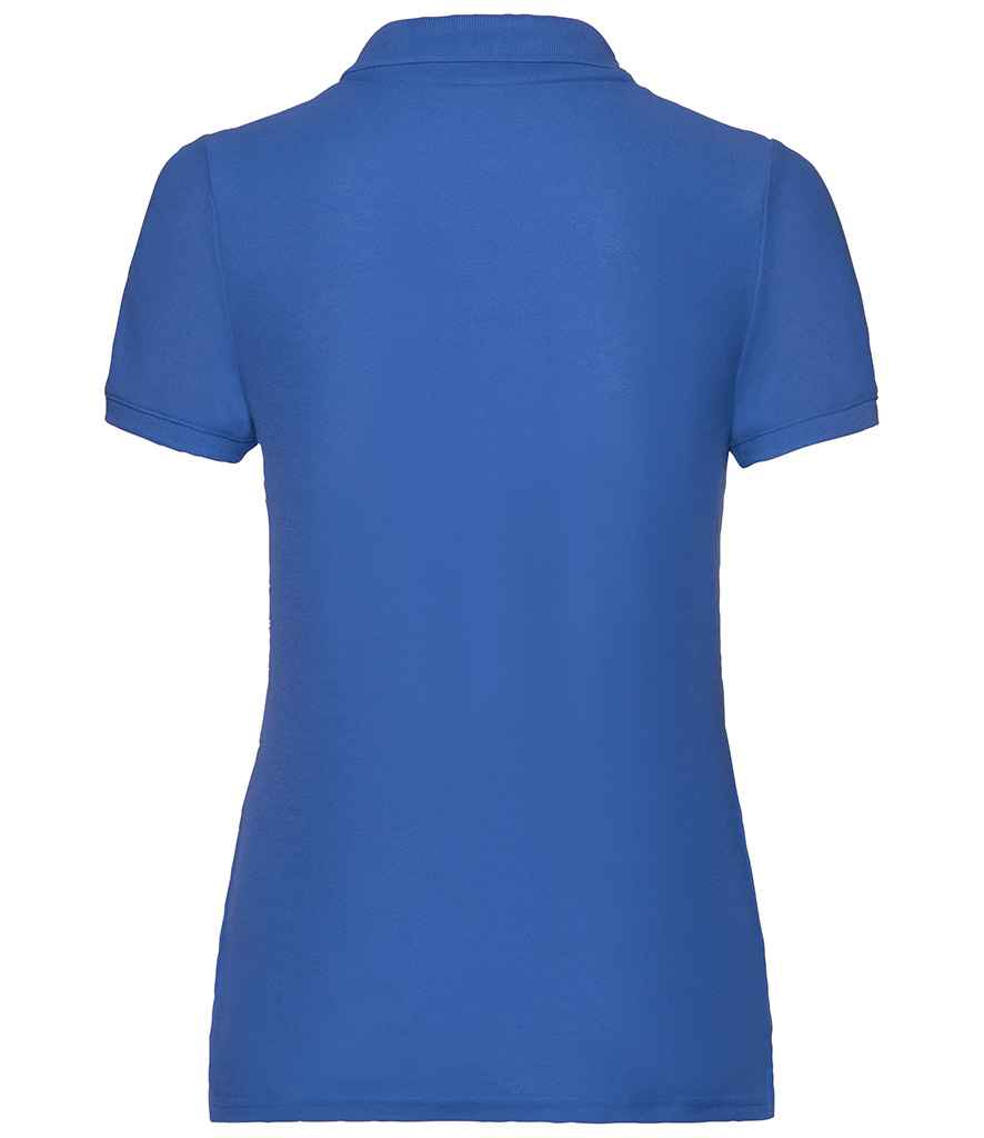 Fruit of the Loom Lady Fit Piqué Polo Shirt - Royal Blue (SS86)