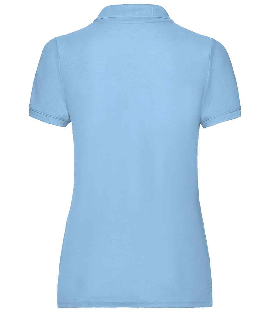 Fruit of the Loom Lady Fit Piqué Polo Shirt - Sky Blue (SS86)