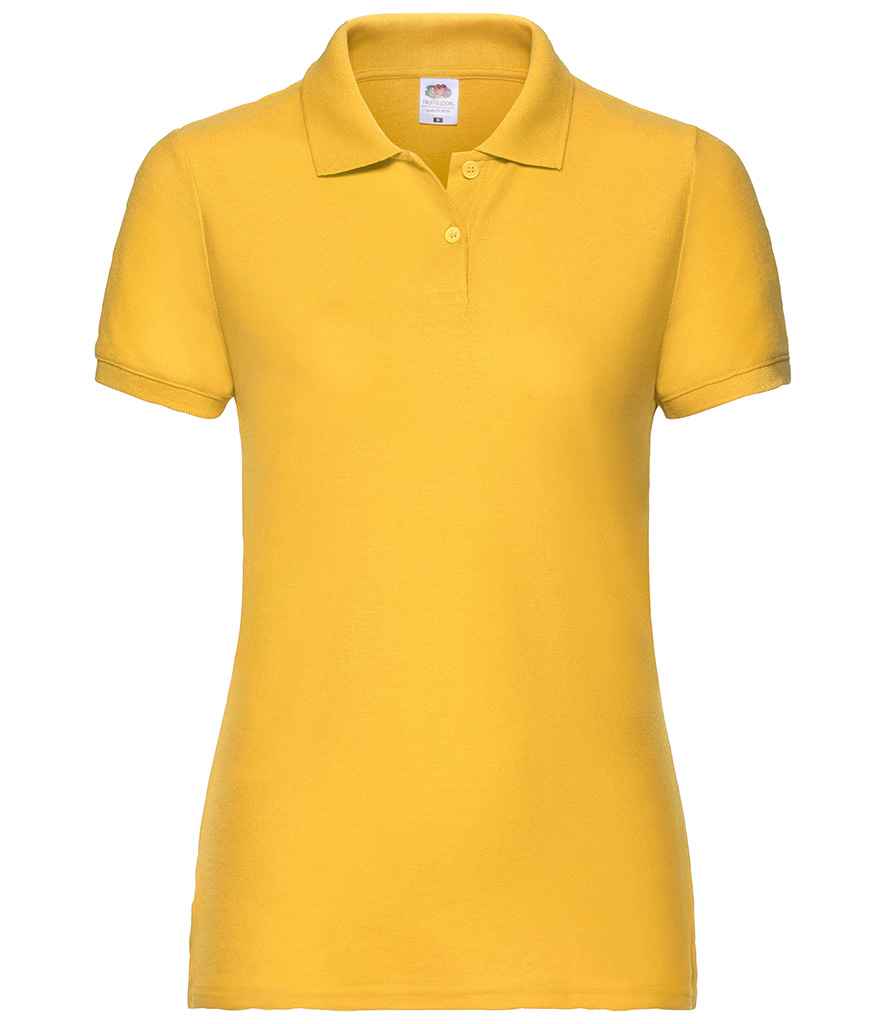 Fruit of the Loom Lady Fit Piqué Polo Shirt - Sunflower (SS86)