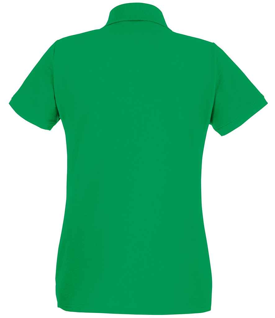 Fruit of the Loom Lady-Fit Premium Cotton Piqué Polo Shirt - Kelly Green (SS89)