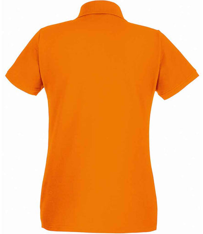 Fruit of the Loom Lady-Fit Premium Cotton Piqué Polo Shirt - Orange (SS89)