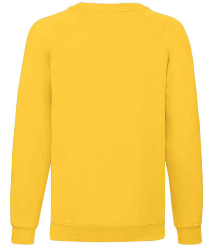 Fruit of the Loom Kids Classic Raglan Sweatshirt - Sunflower (SS8B)