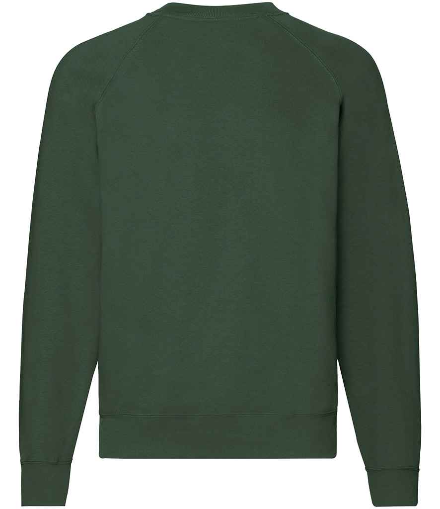 Fruit of the Loom Classic Raglan Sweatshirt - Bottle Green (SS8)