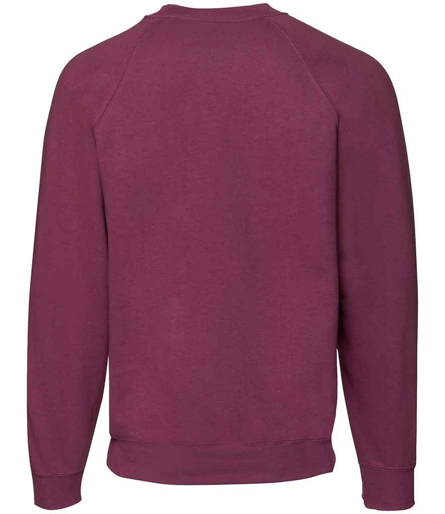 Fruit of the Loom Classic Raglan Sweatshirt - Burgundy (SS8)