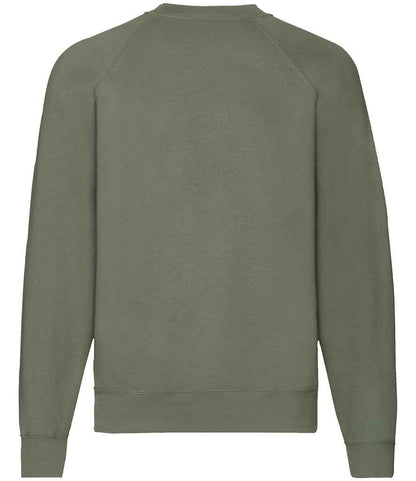 Fruit of the Loom Classic Raglan Sweatshirt - Classic Olive (SS8)