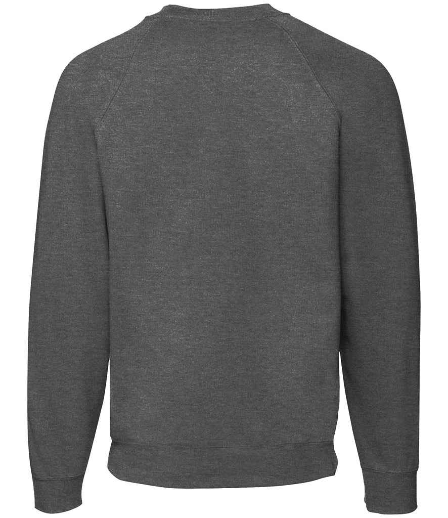 Fruit of the Loom Classic Raglan Sweatshirt - Dark Heather (SS8)