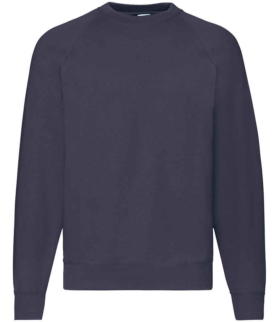 Fruit of the Loom Classic Raglan Sweatshirt - Deep Navy (SS8)