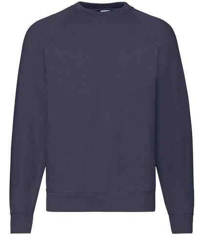 Fruit of the Loom Classic Raglan Sweatshirt - Deep Navy (SS8)