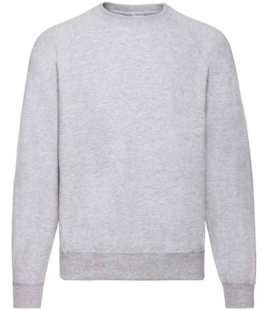 Fruit of the Loom Premium Lady Fit Zip Hooded Jacket - Heather Grey (SS82)