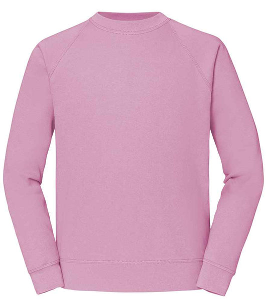 Fruit of the Loom Classic Raglan Sweatshirt - Light Pink (SS8)