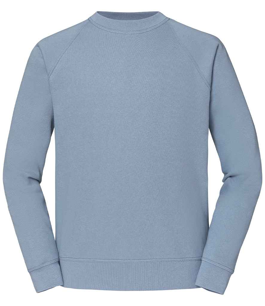 Fruit of the Loom Classic Raglan Sweatshirt - Mineral Blue (SS8)