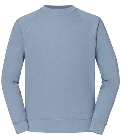 Fruit of the Loom Classic Raglan Sweatshirt - Mineral Blue (SS8)