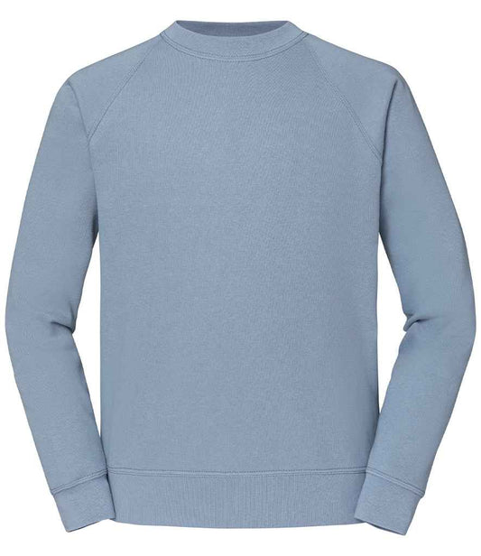 Fruit of the Loom Classic Raglan Sweatshirt - Mineral Blue (SS8)